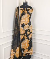 Burberry Black Unstitched Suit